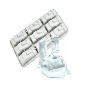 西方文化硅膠冰格，復(fù)活節(jié)石像制冰模型_硅膠廚